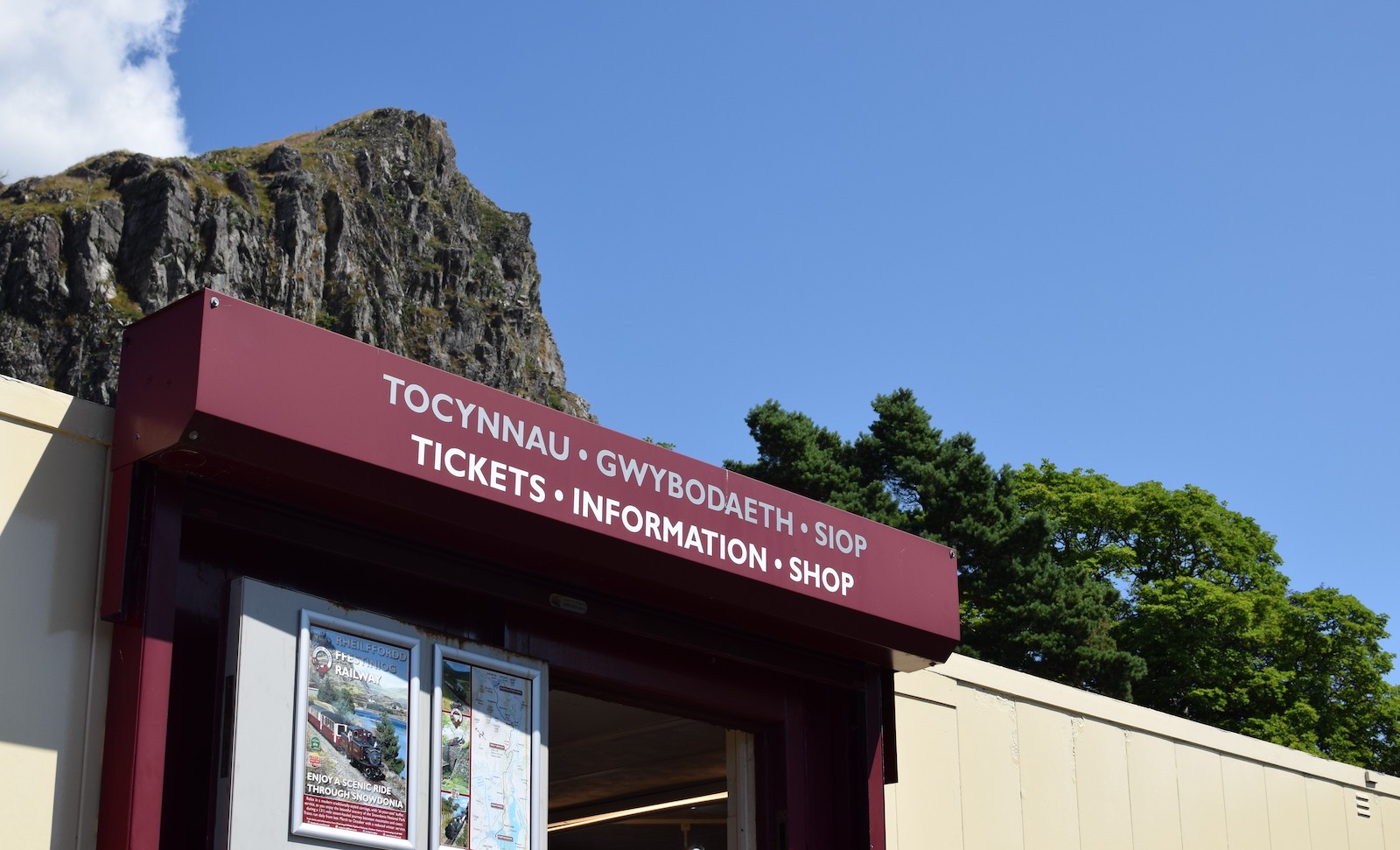 Blaenau Ffestiniog Station ready for “Back To Blaenau” service Inside